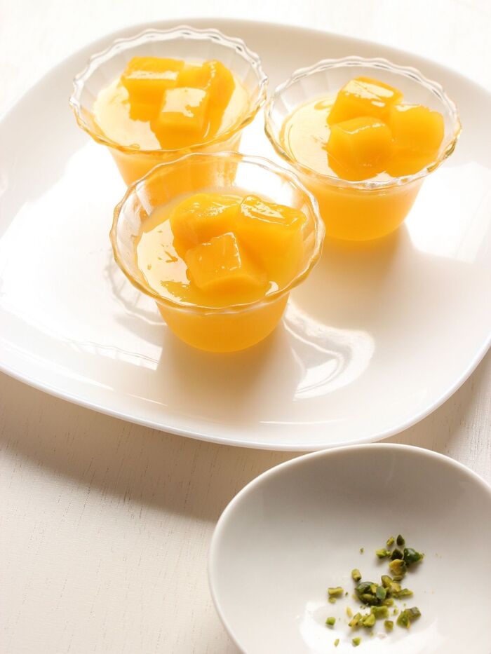 オレンジとマンゴーのジュレの作り方