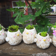 陶器粘土で雑草も可愛く♡卵鳥さん鉢の作り方!