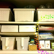 100均書類トレーでキッチン整理