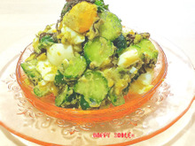 お肌ツルツル!簡単で美味しい♡アボカドのヘルシーサラダ☆