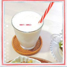 豆乳ラッシー♪ダイエットのおやつや小腹が空いた時に。