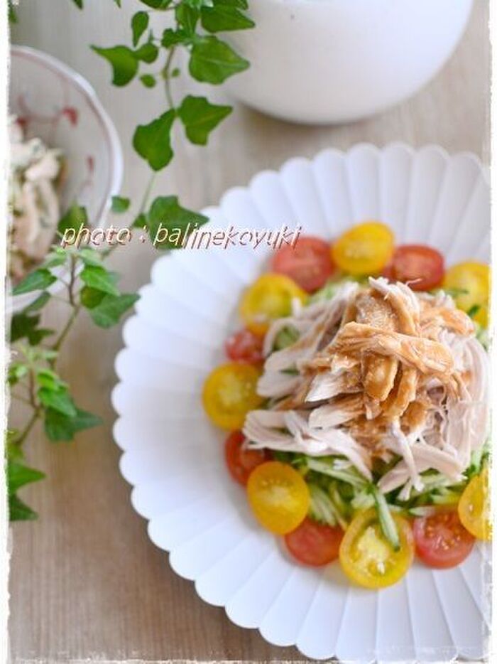 夏に美味しい!「棒々鶏」ごまたっぷり!簡単手作りタレのレシピ