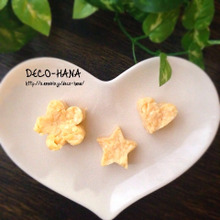 スクランブルエッグで簡単かわいい隙間おかず◡̈⃝♩