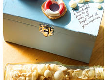 お子様にも夏のプレゼント☆ダイソー紙箱に塗って貼るだけ宝箱!