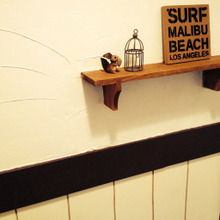 コレ実はベニア1枚⁈漆喰風&板壁風でトイレの壁が劇的に変身!