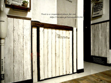 プラスチックのベビーゲートをナチュラルにDIY!