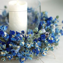 和風もアリ♪ 真夏のブルーアレンジいろいろ♪