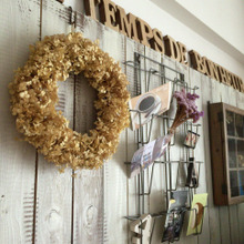 お手頃お手軽ドライフラワーで簡単♪リースの作り方