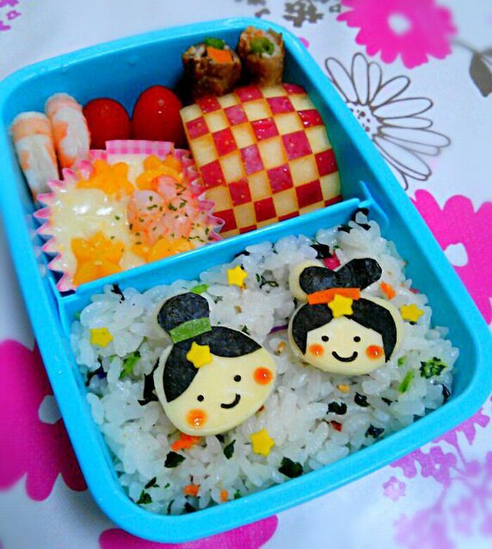 【キャラ弁】七夕!織姫&彦星弁当レシピ