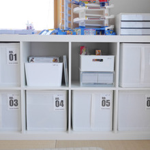 軽い!シンプル!IKEAで作るおもちゃ収納(別のシリーズでコラボしてみる)