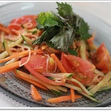 素麺でアレンジ♪韓国風ビビン素麺☆