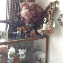 スモークツリーをドライフラワーにしてシックな大人インテリア