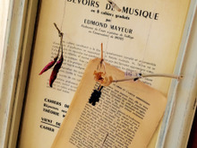 糸があれば簡単!ドライフラワーのモビール♪