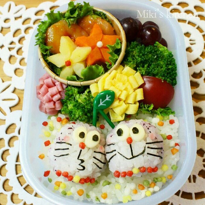 次女のキャラ弁♪ころころ可愛い!ドラえもん♪