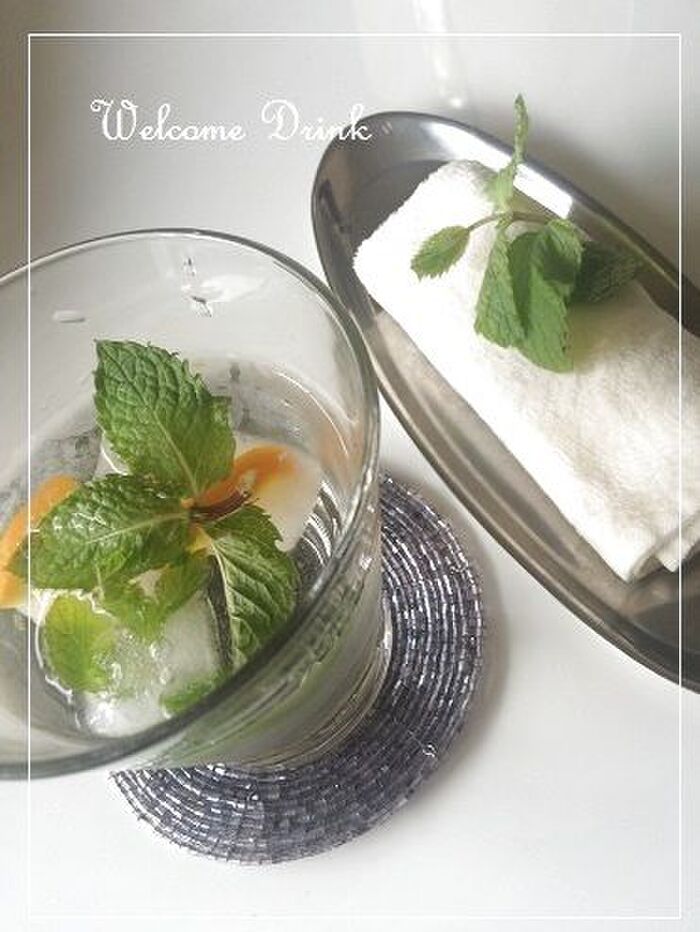 フレーバーウォーターで夏のおもてなし