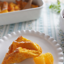 冷やして美味しい!オレンジフレンチトースト☆トースターでつくる作り置きスイーツ