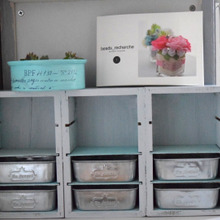 セリア×3M強力両面テープで可愛い収納ボックスをプチDIY