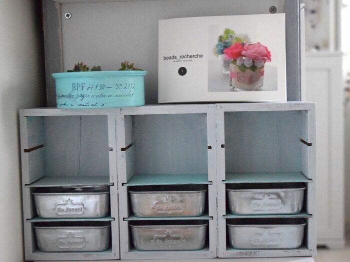 セリア×3M強力両面テープで可愛い収納ボックスをプチDIY