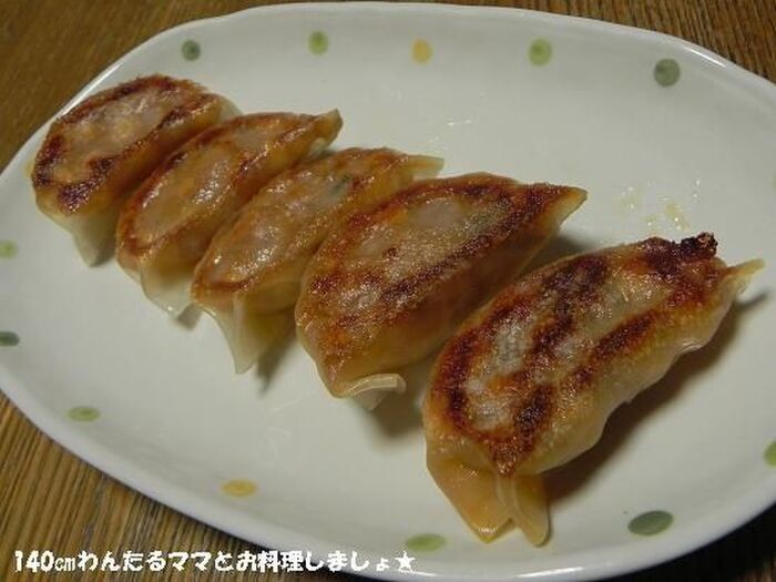 レトルト&缶詰で簡単★ツナとコーンのカレー餃子