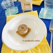 国旗カラークロスde北欧テーブルコーデ☆