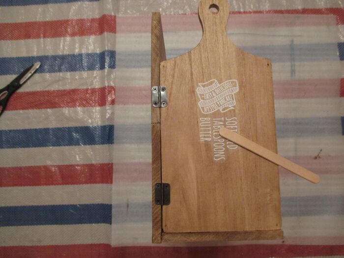 ⑪転写シートをつける。