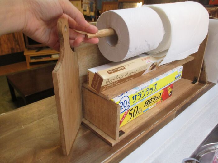 カッティングボード部分が開くので付け替え簡単!