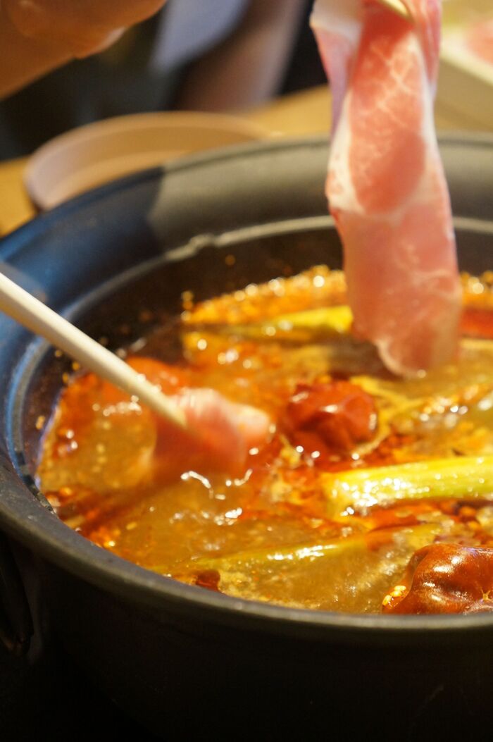 こちらでもしゃぶしゃぶ