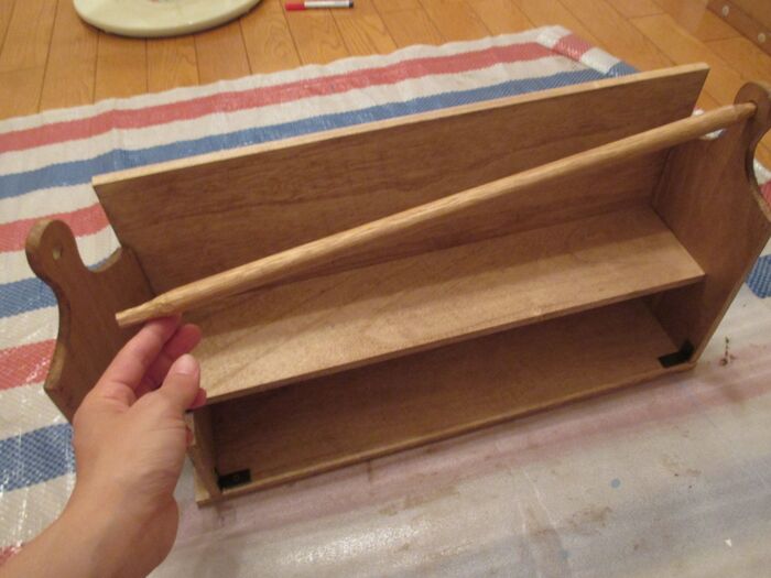 ⑫丸棒をさす。