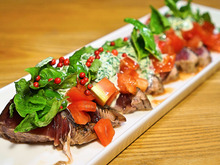 火を使わない!カツオのタタキでイタリアン!バジルタルタルで新カルパッチョ☆彡