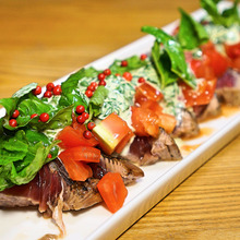 火を使わない!カツオのタタキでイタリアン!バジルタルタルで新カルパッチョ☆彡