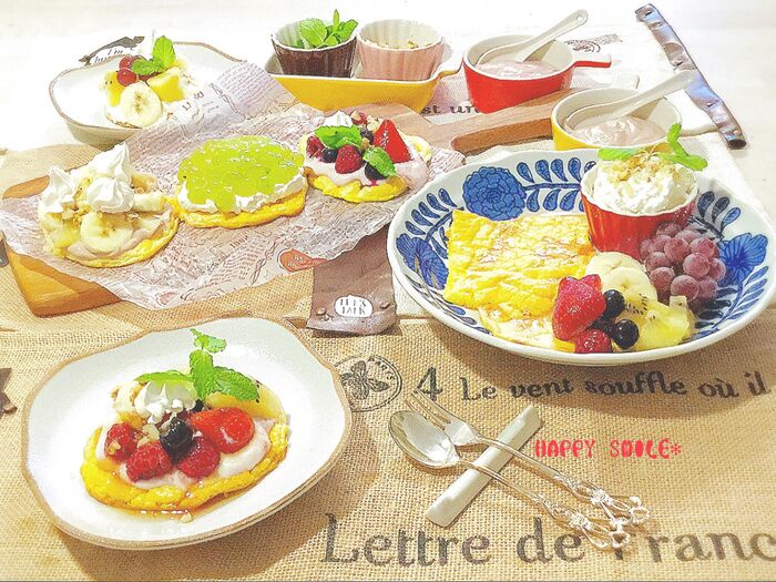 とっても簡単♪ダイエット中でも安心!【クラウドブレッド】のカフェスイーツ♡