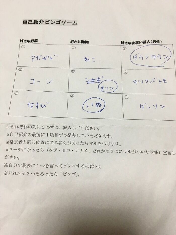 とても白熱したビンゴ大会(笑)