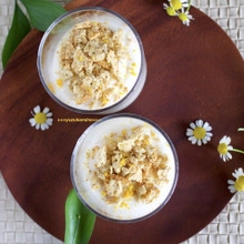 オレンジ・レモンのふわっととろけるレアチーズケーキ