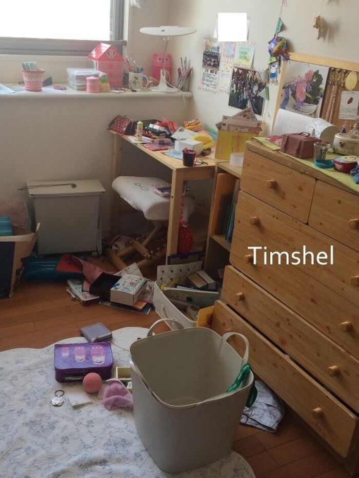それ以来、お部屋はこんな状態に..