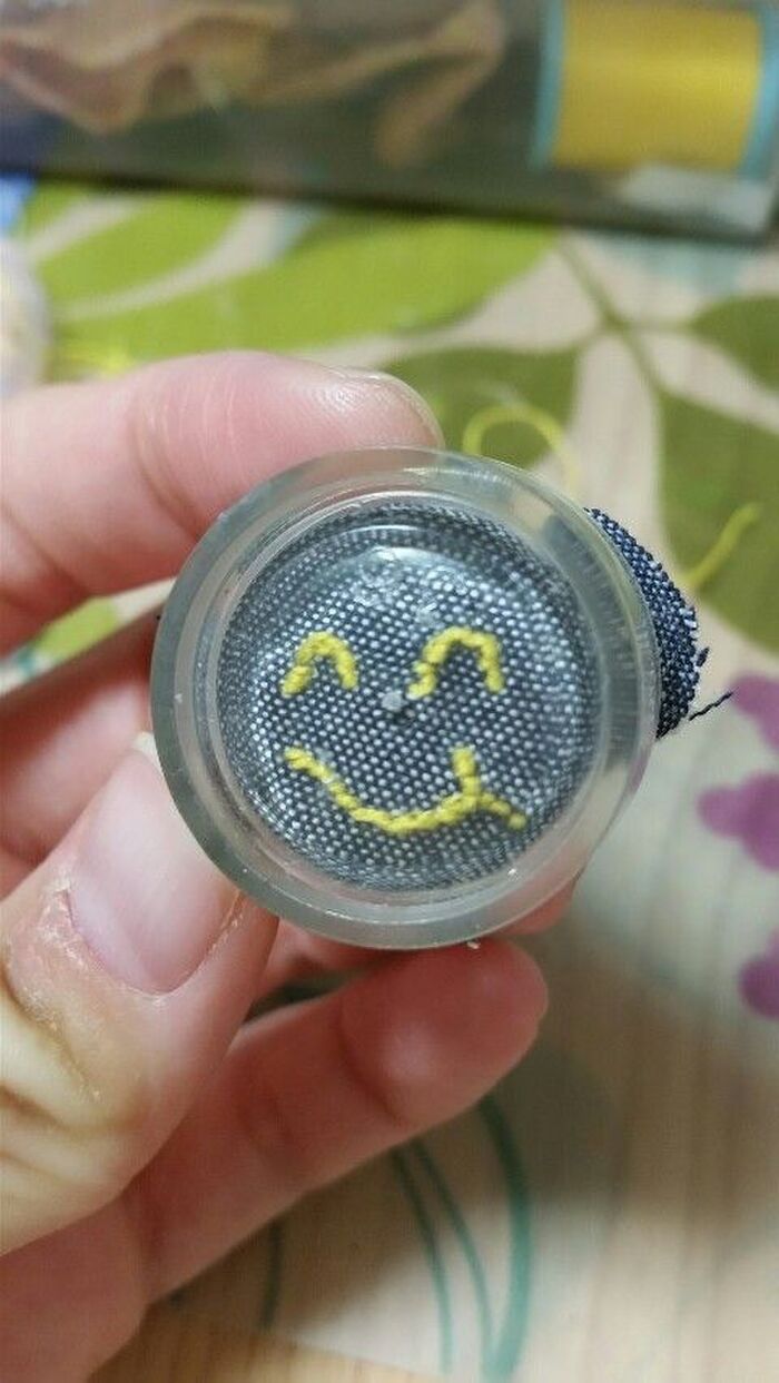 くるみボタンを作る