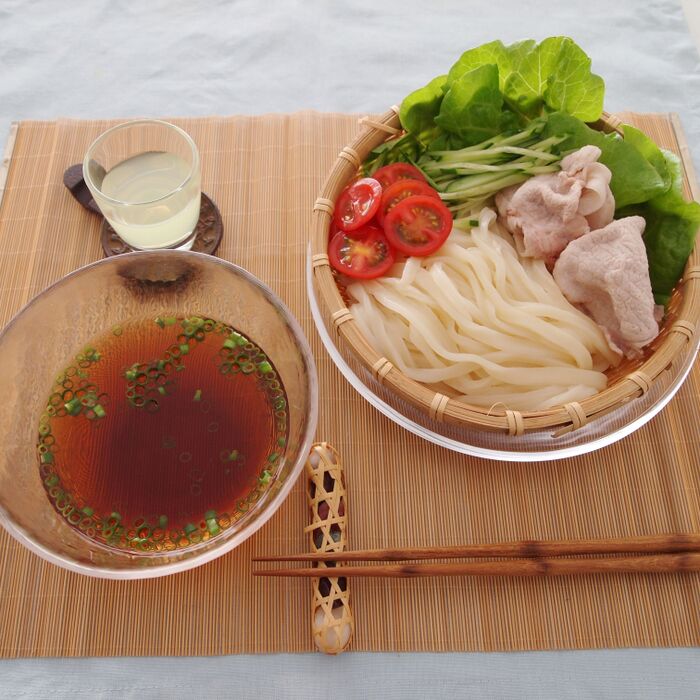 つけ麺でさっぱり!「和風つけポンうどん」