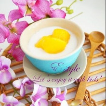 冷たいトロン♡新感覚♬南国トロピカルスイーツ☆火を使わない!片栗粉で卵・乳不使用の簡単おやつ♪