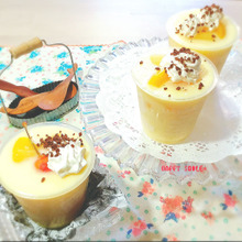 ミキサーで簡単!火を使わずに作る♪桃と缶詰シロップ+クリームチーズのとろんふわんなムースゼリー♡