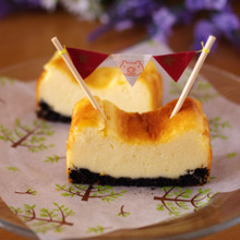 パウンド型で簡単チーズケーキ(ベイクド)☆ホットケーキミックスで超手軽!混ぜて焼くだけ本格味♪