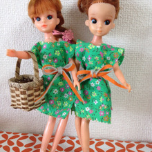 子供でも縫わずに超簡単♪お人形用「とと姉ちゃん直線裁ちワンピース」