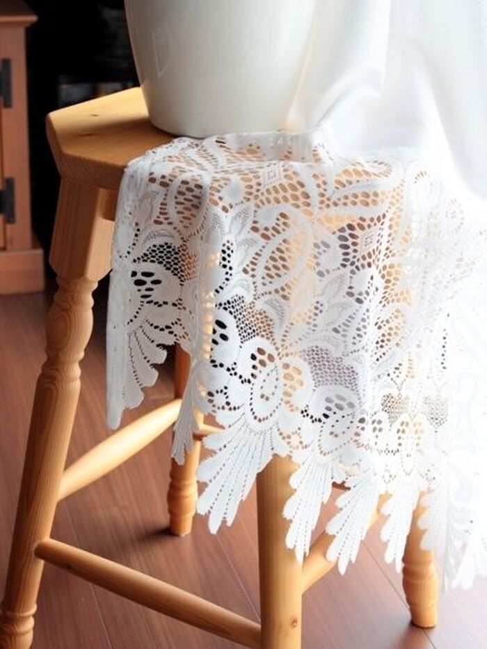 レースが美しい♪昼も夜も室内が見えにくいカーテン