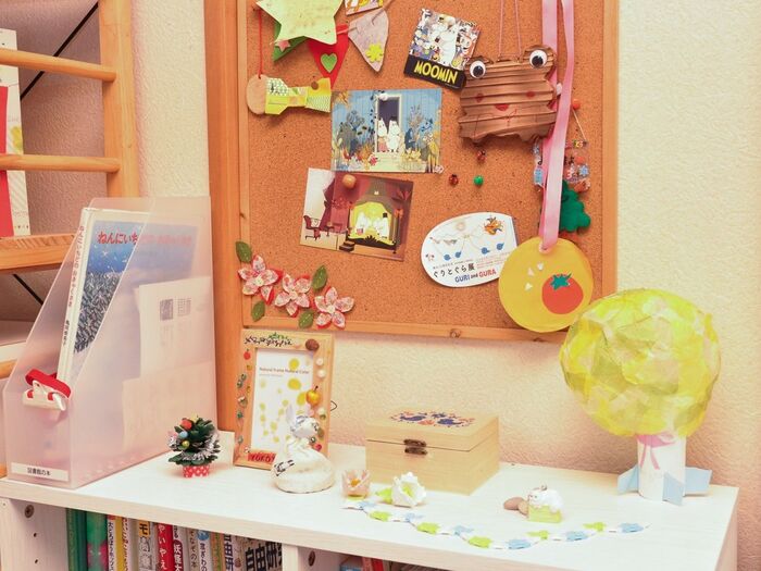 棚の上など、分かりやすいエリアを限定しよう
