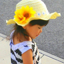 ダイソーグッズ3点、300円で出来る子供用帽子