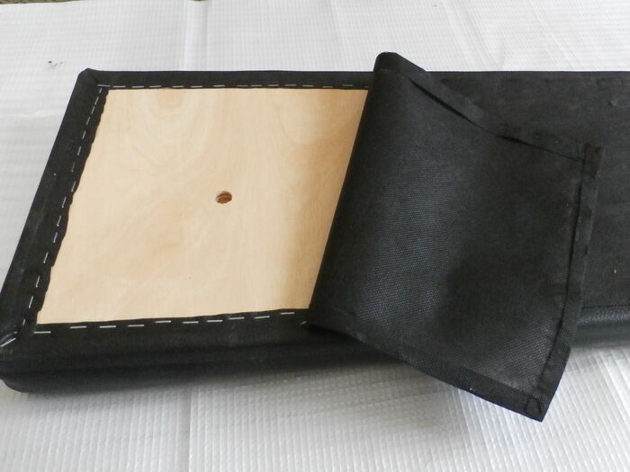 布をはがします