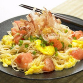 トマトと卵のそうめんチャンプルー