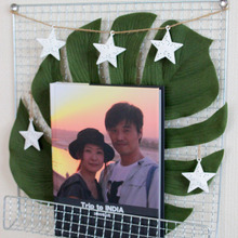 旅行の思い出をディスプレイ★夏仕様の焼き網ラック