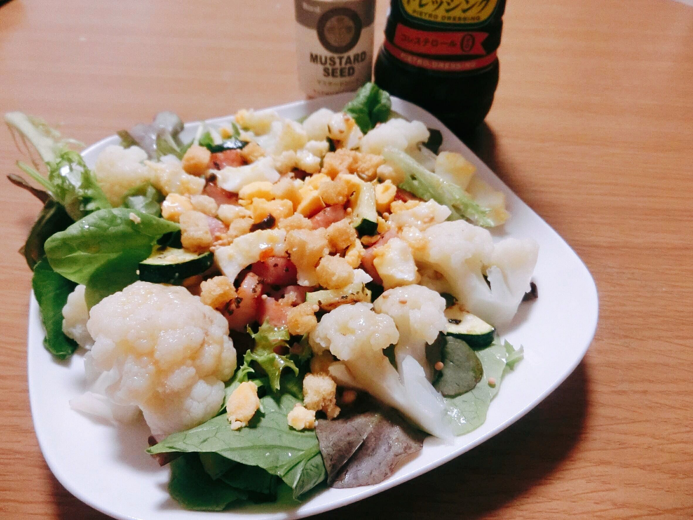 【レシピ】カリフラワーとベーコンのおしゃれサラダ