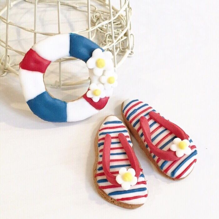 アイシング+シュガーペーストがポイント♪夏のお洒落クッキーの作り方 (レシピ付き)