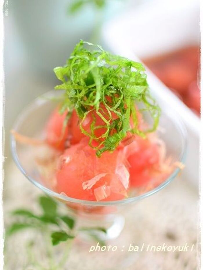 和のテイスト!簡単!毎日食べたい「ミニトマトの煮びたし」
