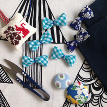 いろいろ使えて便利♪ハギレで簡単手縫いのミニリボン☆